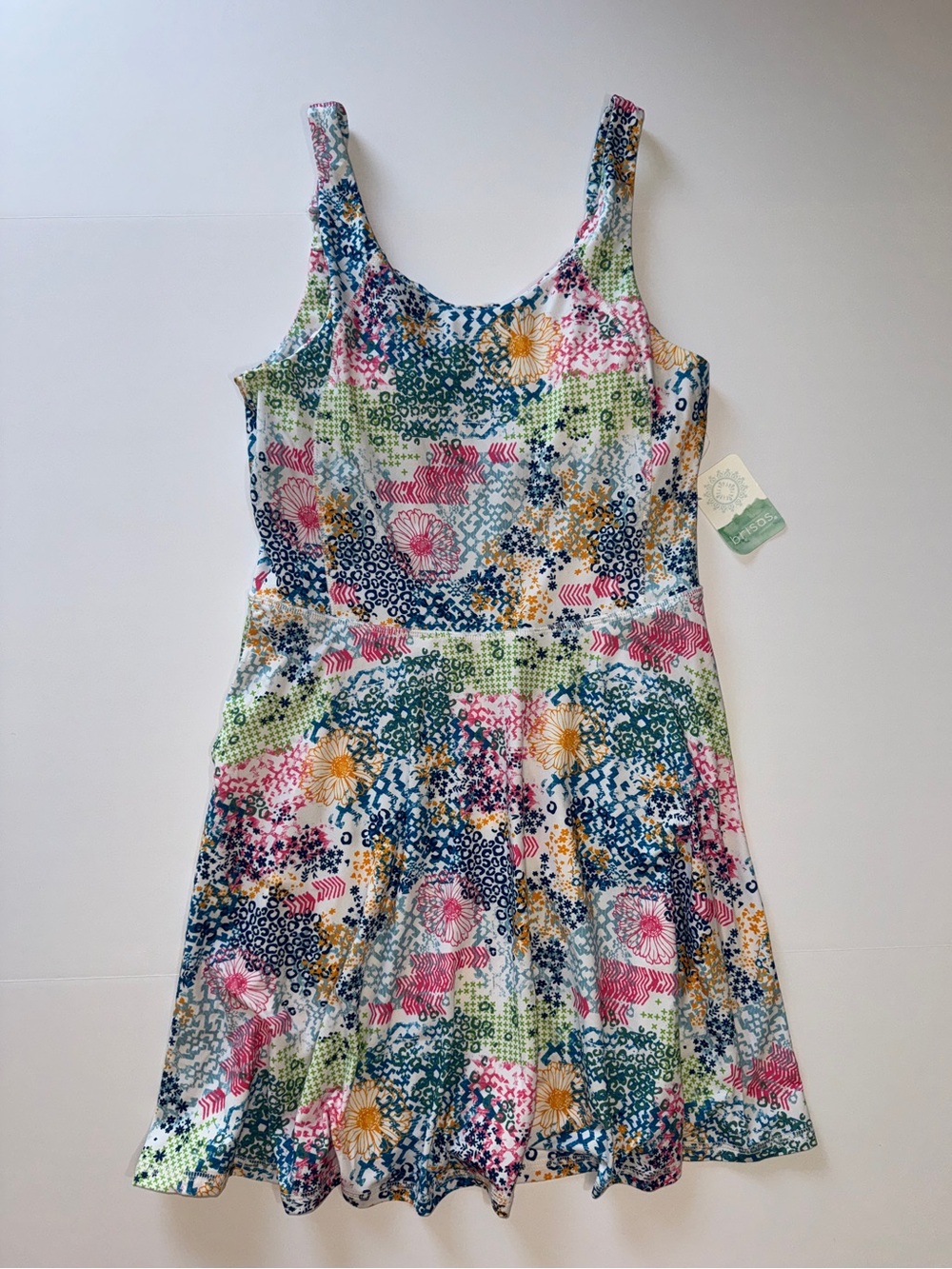 Women’s floral patchwork athletic dress